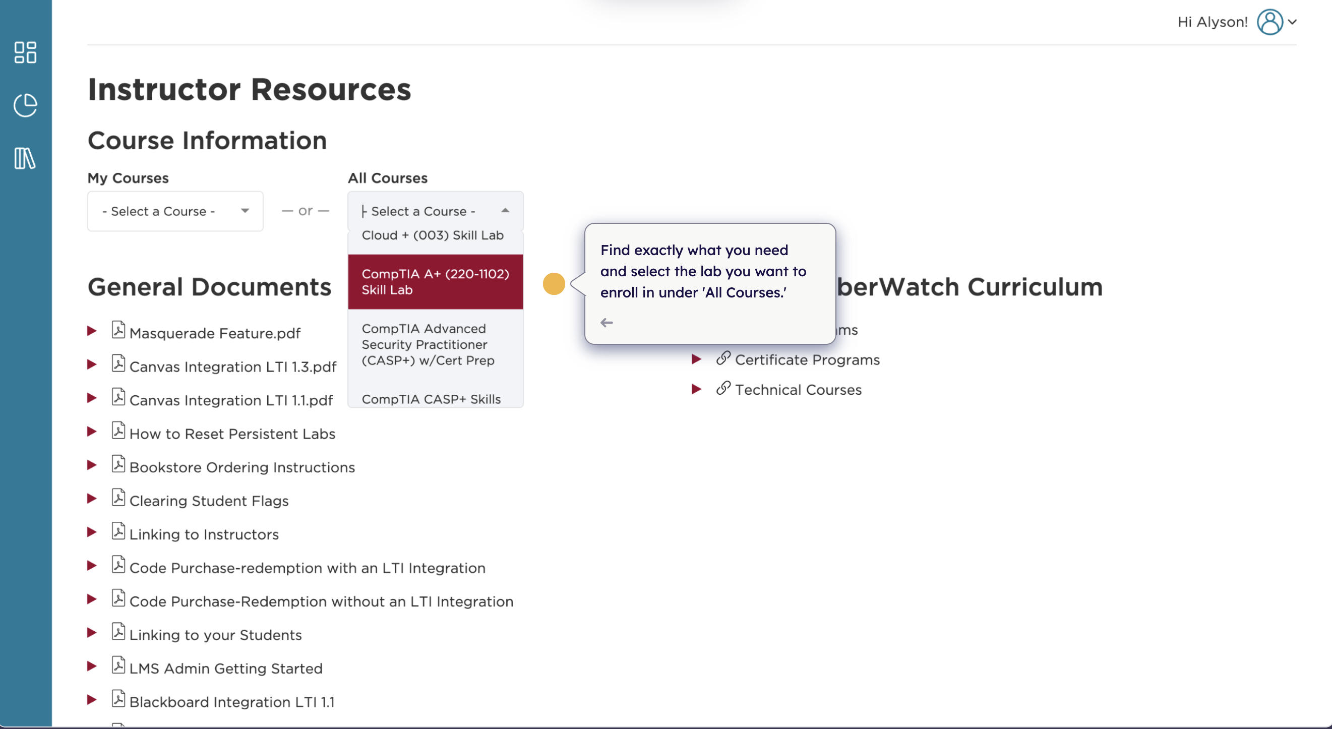 image of one step in lab enrollment process